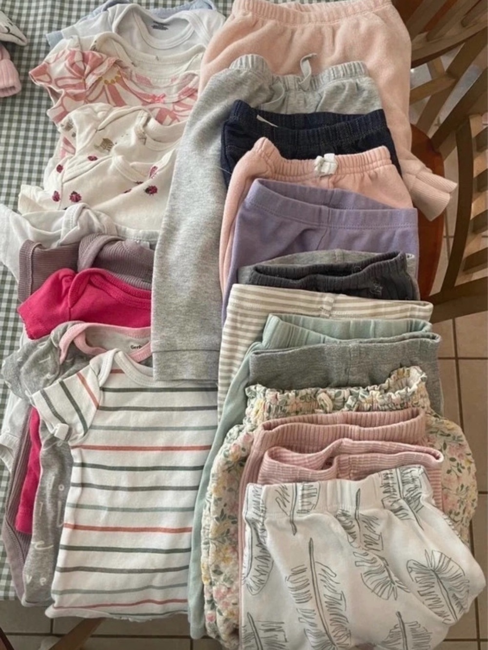 Baby Girls' Assorted Lot Cozy Sweatpants & Joggers - Pink, Gray, Lavender, Cream